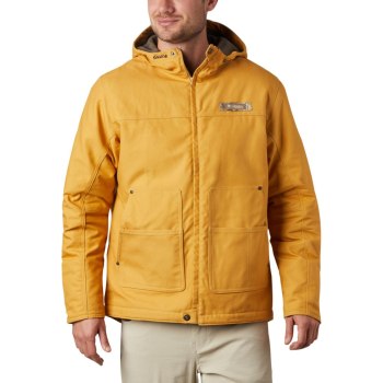 Columbia Jas Heren, PHG Rough Tail Work Hooded Geel, 32CESDIQT